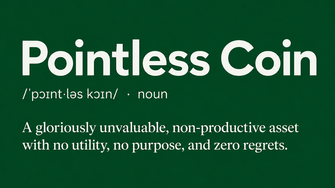 Pointless Coin, defined
