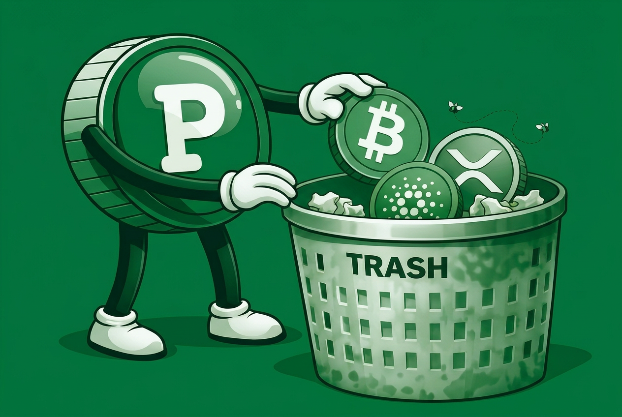 Pointless Coin taking out the trash
